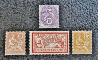 Nystamps France Stamp 115 // 134 Og H $38