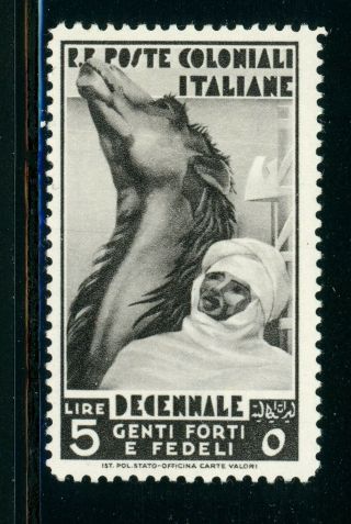 Italian Colonies Mh Selections: Scott 39 5l 10th Ann Fascism (1933) Cv$15,