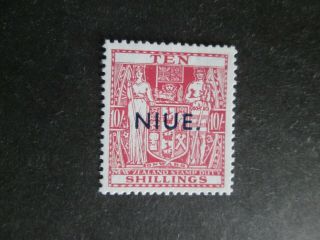 1942 Niue 10/ - Definitive.  Never Hinged