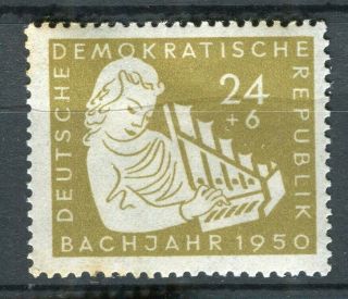 Germany; 1950 Early Bach Issue Fine Hinged 24pf.  Value