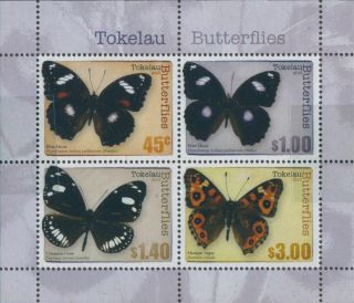 Tokelau 2013 Sg457 Butterflies Ms Mnh