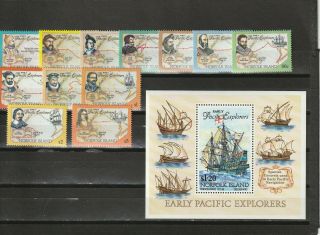 A91 - Norfolk Isl - Sg562 - Ms574 Mnh 1994 Pacific Explorers Definitives