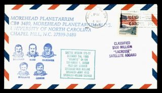 Dr Who 1988 Chapel Hill Nc Space Shuttle Atlantis Satellite Aboard C131731