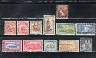 Samoa Western Samoa Stamps Never Hinged Lot 1760