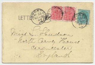 Australian Stamps & Postmarks On Letter Card Of Sheep Sydney Australia 1904