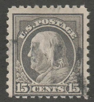 Usa Scott 475 Franklin 15 Cent Perf 10 Nwm (475 - 2)