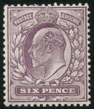 Sg 245a 6d Pale Dull Purple On Chalk Surface Paper Unmounted Cat £85.  00
