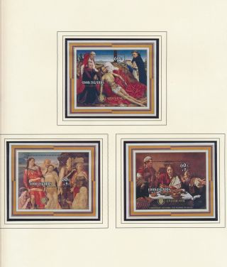 Xb71851 Cook Islands 1978 Life & Death Of Christ Paintings Sheets Mnh