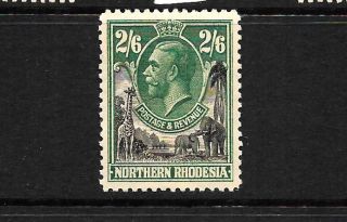 Northern Rhodesia 1925 - 29 2/6 Kgv Pictorial Mlh Sg 12