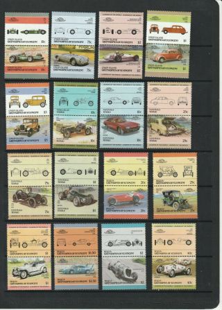 Cars Motoring Automobiles Transport Thematic Stamp Selection 3 Scans (2213)