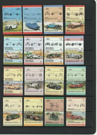 Cars Motoring Automobiles Transport Thematic Stamp Selection 3 SCANS (2213) 2