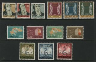 Portugal - 1966 - 67 - 4 Complete Sets.  Lightly Hinged