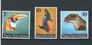 Papua Guinea 1974 Mnh Birds Set See