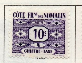 Somali Coast 1947 Early Issue Fine Hinged 10c.  193365