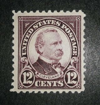 Travelstamps: 1922 - 1925 Us Stamps Scott 564 Og,  Hinged 12 Cents,  Cleveland