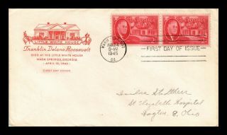 Us Cover Franklin D Roosevelt Little White House Fdc Pair House Of Farnum