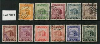 Lot 5871 - Venezuela 1953 Part Set Of 11 Airmail Stamps From Various Years