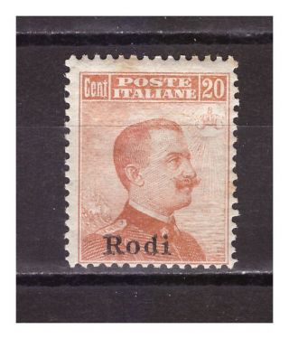 S13882 Rodi 1917 Mnh Definitive Sass.  10 1v Toned