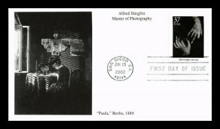 Dr Jim Stamps Us Master Of Photography Alfred Stieglitz First Day Cover Mystic