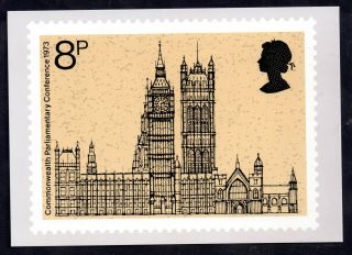 Gb 1973 Parliamentary Conference Phq3 Card Ws14492