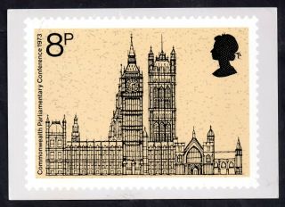 Gb 1973 Parliamentary Conference Phq3 Card Ws14491