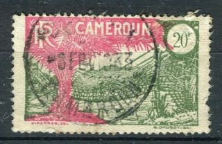 French Colonies: Cameroun 1925 Early Pictorial Issue 20fr.  Value,