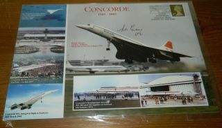 Gb Qeii Concorde Final Flight Cover (dual Signed)