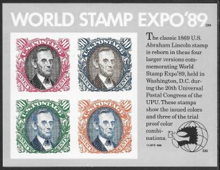 U.  S.  Scott 2433 90c World Stamp Expo 