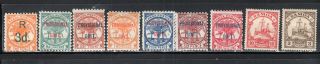 Samoa Stamps Hinged Some German Colony Lot 1002