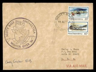 Dr Who 1986 Ross Dependency Scott Base Antarctica Air Mail C130883