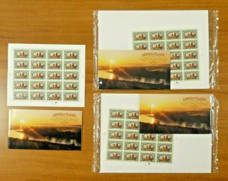 Us Stamps Mnh Scott 3854 (3 Sheets) 2855 - 3856 (6 Panes) Fv $44.  40