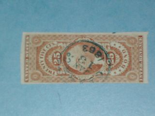 25 Cent Revenue Stamp - Bond - R43a -