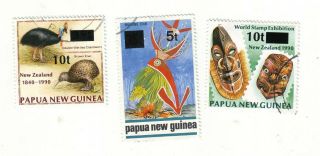 Old Papua & Guinea Surcharges == 3 == 29 Years Old $high Cv.