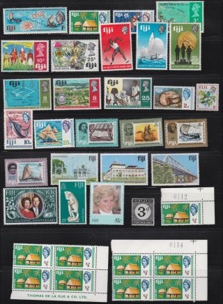 Fiji Mixed Stamps Mlh / Muh