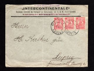 Romania 1925 Cover From Brasov To Germany,  2 Lei Stamps Franking