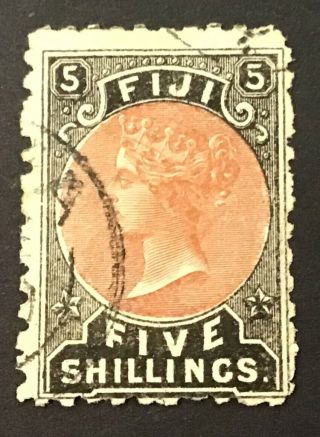 Fiji.  1882? 5/ - Red/black Sg69