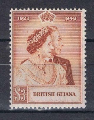 British Guiana 1948 Silver Wedding High Value Sg 323 Mnh