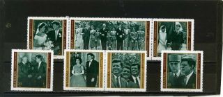 Manama 1971 Famous People/john F Kennedy Set Of 7 Stamps Mnh