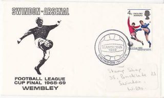 1969 Football League Cup Final - Swindon V Arsenal Commemorative Cover
