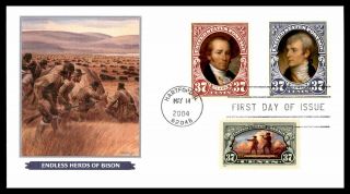 Mayfairstamps Us Fdc 2004 Lewis And Clark Bison Hartford Il Fleetwood Wwb_16249