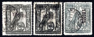 Armenia 1923 Group Of 3 Stamps Liapin 230 Types Cv=45€ Lot3