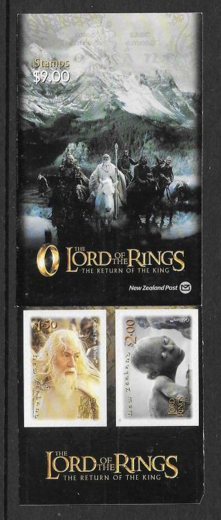 Zealand Sgsb119 2003 Making Of The Lord Of The Rings Booklet Mnh