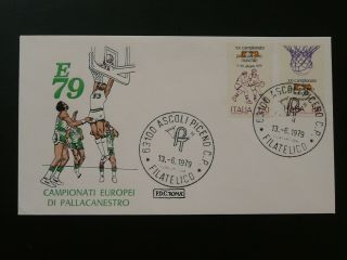 Basketball World Cup 1979 Fdc Italy 87398