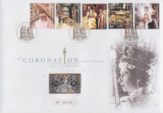 Gb Stamps First Day Cover 2003 Coronation With Solid Silver Ingot Buy It Now