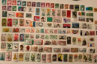 (sjp106) 136 Different German Germany Postage Stamps.  All.