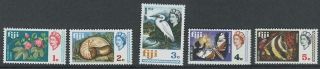 Fiji 1969 Set Of 17 Stamps,  Never Hinged,  Cat.  Value Ca.  $60