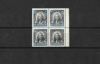Chile 1928 - 32 25 Airmail Block