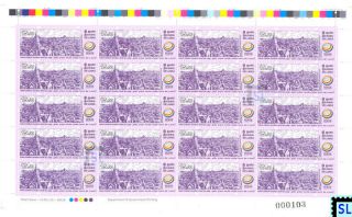 Sri Lanka Stamps 2017,  Un Vesak Day,  Bagan,  Myanmar,  Buddha,  Sheetlet