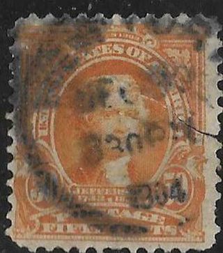 Xsb047 Scott 310 Us Stamp 1903 50c Jefferson Filler