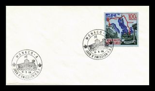 Dr Jim Stamps Rally Monte Carlo First Day Issue Monaco Scott 437 Cover